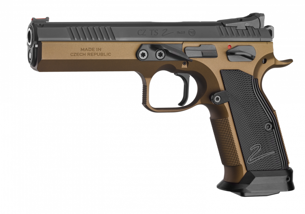 CZ TS II Deep Bronze 5" 9mm Semi-Auto Pistol