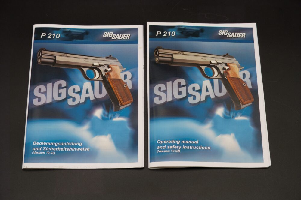 Sig Sauer P210 6" Midnight German Mastershop 9mm Pistol (USED) - Image 4