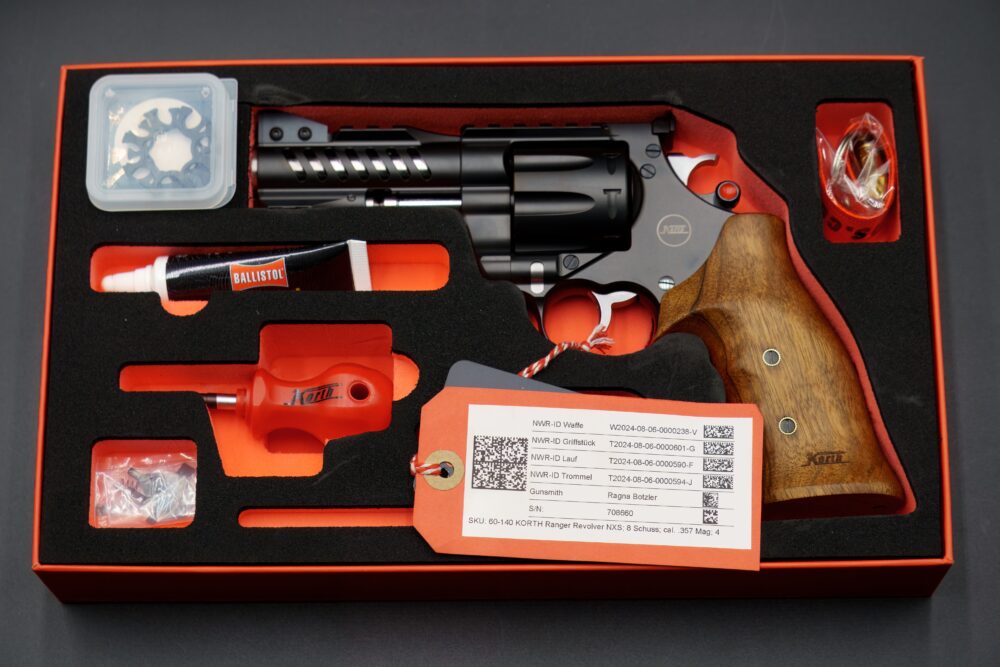 Korth Ranger NXS 4" .357 Mag Revolver